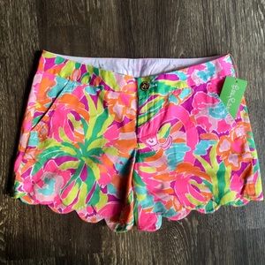 Lilly Pullitzer 5’’ Buttercup Scallop Hem Shorts